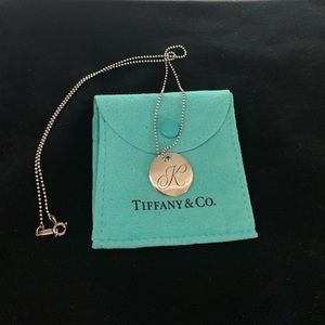 Tiffany & Co. alphabet disc letter “K”